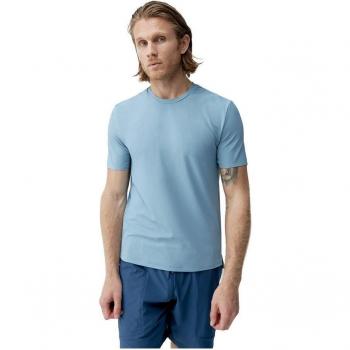 Born Living Yoga - Camiseta de hombre Nadym Azul Cítadel