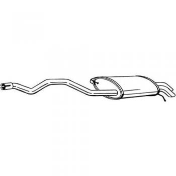 Silenciador trasero BOSAL 286-485 para Volkswagen Transporter 5