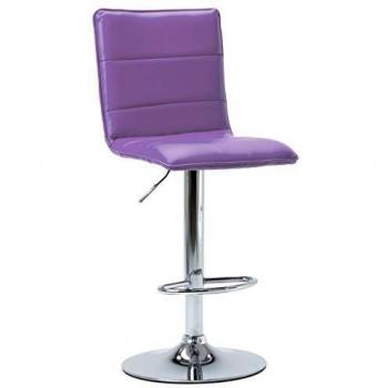 vidaXL Silla de Bar Púrpura Imitación Cuero
