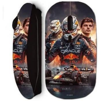 Ratón inalámbrico Maniacase negro Max Verstappen F1 arte wallpaper