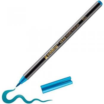 Rotulador Edding Brushpen 1340 Azul Metálico