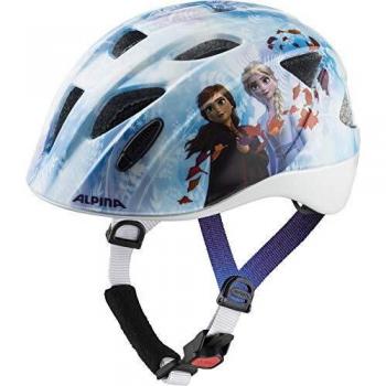 Casco Infantil Alpina Ximo Disney Frozen II - Ligero, Seguro y Ajustable (45-49 cm)