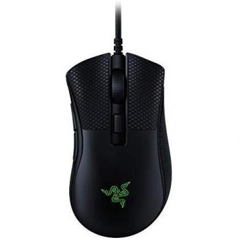 Razer DeathAdder V2 Mini Ratón de juego con cable con cinta de agarre antideslizante para PC y Mac Ultraligero, cable Speedflex, sensor de 8500 DPI, iluminación Chroma RGB Negro