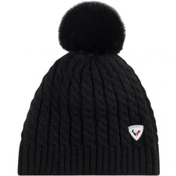Rossignol Kitsi Black Beanie for Men and Women, One Size