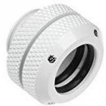 Adaptador Multi-Link Bitspower G1/4 a 12mm para Tubo Duro - Blanco - Accesorio de Refrigeración para Ordenadores
