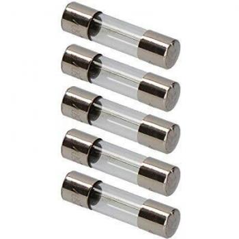 Fusible de Cristal 6x24mm 10A Envasado (5 Unidades) - Protección Eléctrica