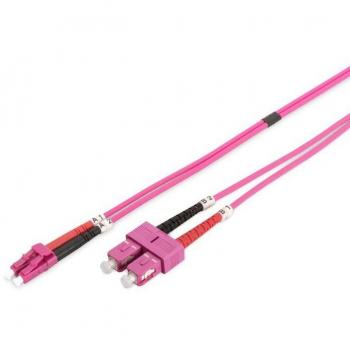 Cable de Fibra Óptica Lanview SC-LC Multimodo OM4 de 2 metros