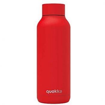 Quokka Solid - Lava Powder 510 ML | Botellas De Agua Acero Inoxidable Sin BPA |Botella Térmica De Doble Pared - Mantiene el frío y el Calor para Niños y Adultos