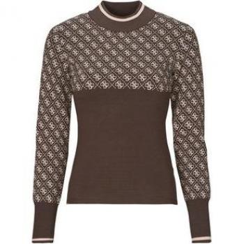 Guess Lise Brown Regular Fit Long Sleeve Sweater