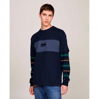 Camiseta Tommy Jeans Regular Fit Azul Marino para Hombre