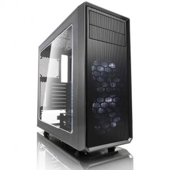 Fractal Design FD-CA-FOCUS-GY-W Focus G ATX Mid Tower Computer Case Gunmetal Gray