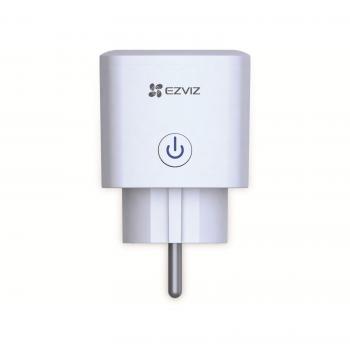 EZVIZ T30-10B Smart WiFi Plug with Energy Consumption Monitoring, Compatible with Google Assistant and Amazon Alexa