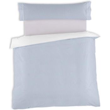 ESTELIA - Conjunto de Funda nórdica y Funda de Almohada Greta, Color Azul - Cama de 135