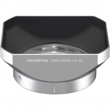 Olympus Metal Lens Hood LH-48 for M.ZUIKO Digital ED 12mm - Silver