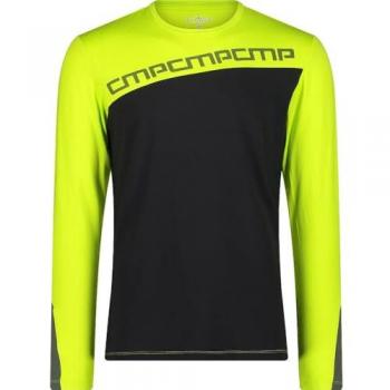 CMP Long Sleeve T-Shirt 33N287 Black/Acid 3XL for Men
