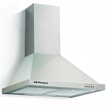 Orbegozo DS 48160 B IN - Campana extractora, 60 cm, extracción 630 m3/h, 3 niveles de potencia, motor de 190 W, Voltaje: 230 V / 50 Hz
