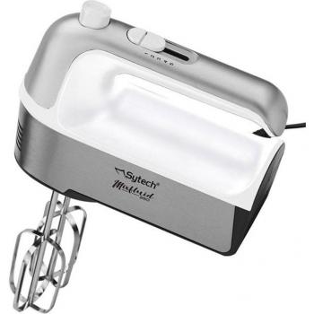 Batidora Amasadora Sytech SY-MZ29BL 250W con Doble Varilla, Color Blanco