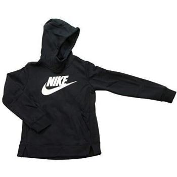 Nike Black Hooded Pullover for Girls - Size XS, Female Sportswear