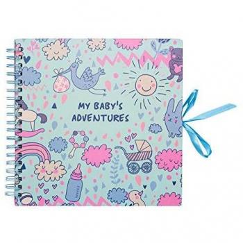 Scrapbook - Álbum fotos 26x26, Álbum personalizable Bebé 40 páginas