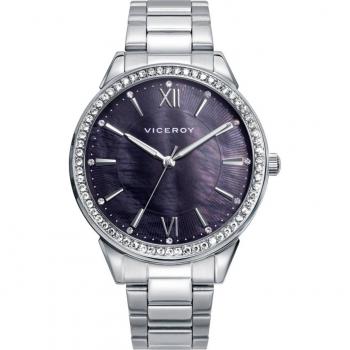 Reloj Viceroy Chic de mujer acero con esfera madreperla negra
