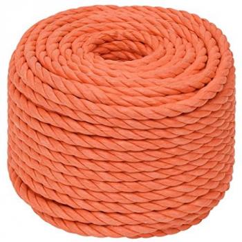 Cuerda de trabajo de polipropileno naranja 20 mm 25 m