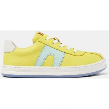 CAMPER Twins Sneakers for Girls - Yellow, Size 30, Smooth Leather