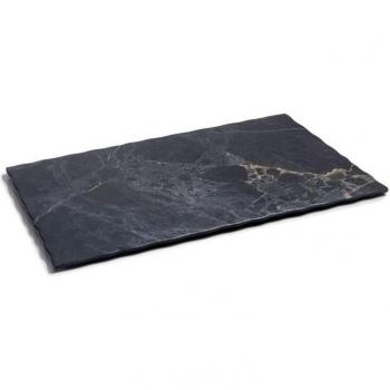 Bandeja Rectangular de Melamina Stone Libre de BPA - 43 x 28,5 cm