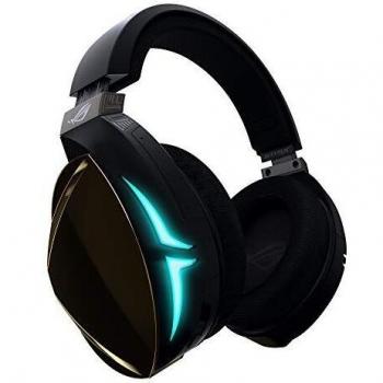 ASUS ROG Strix Fusion 500 Gaming Headset with Headset-to-Headset RGB Light Synchronisation via Mobile App Control, Hi-Fi-Grade ESS DAC and Amplifier and 7.1 Virtual Surround, Black
