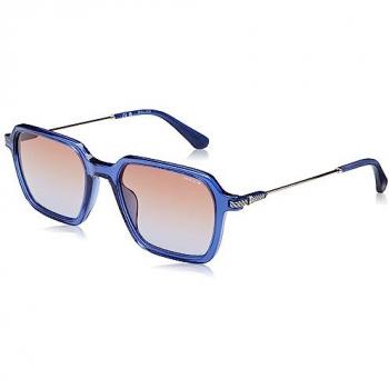 Gafas de Sol Police SPLL10, Shiny Transparent Blue, 52 mm para Hombre