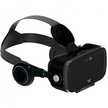 Woxter Neo VR5 - Gafas de realidad virtual 3D para smartphone con auriculares incorporados, color negro