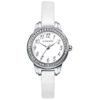 Viceroy Reloj Analogico para niñas de Cuarzo con Correa en Cuero 42200-05