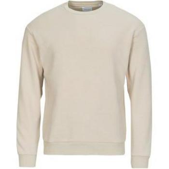 Jack & Jones JJEBRADLEY Crewneck Sweatshirt for Men - Relaxed Fit - Offwhite - Size XL