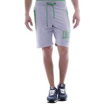 LEONE - Shorts de Hombre - Gris Melange