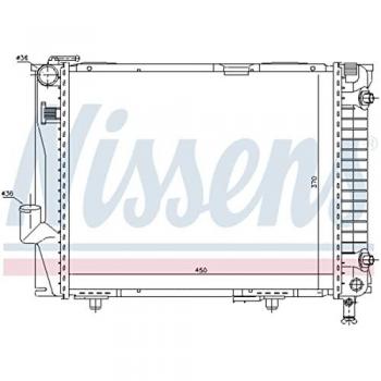 Radiador de refrigeración del motor NISSENS 62711 - Radiador de alta calidad, diseñado para un rendimiento óptimo en la refrigeración del motor, fabricado con materiales duraderos, compatible con múltiples modelos de vehículos, fácil instalación y