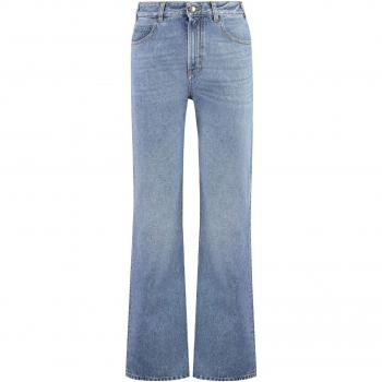 Chloé Women's High-Rise Boyfriend Jeans in Denim, Size 26, Color 470 (Blue)