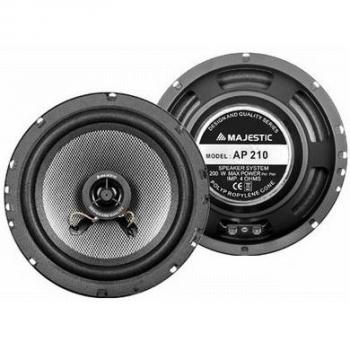 Altavoces para coche New Majestic AP-210, 165mm, 2 vías, 80W, polipropileno