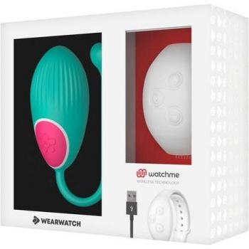 Reloj Wireless Wearwatch Huevo Acuamarina / Nieve