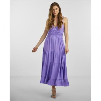 Yas - Vestido largo de tirantes, diseño elegante, tejido ligero, ajuste cómodo, disponible en varias tallas y colores