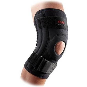 McDavid 421R Estabilizador lateral de rodilla, Unisex adulto, Negro, L