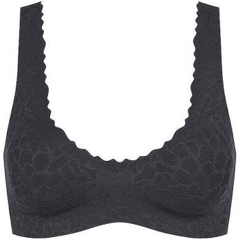 Sloggi Women's Zero Feel Lace Bralette Sports Bra in Black