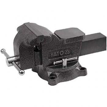 Yato YT-6503 - Tornillo de banco rotativo 150 mm tipo pesado