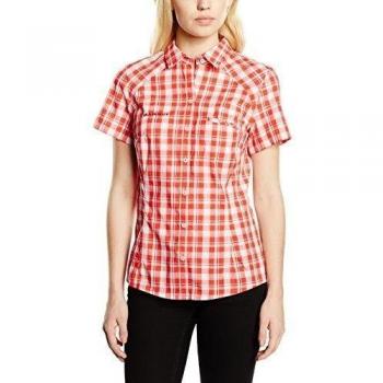 Mammut kurzärmliges Hemd Hornli Hut WMN - Camisa / Camiseta para mujer, color poppy-dark inferno, talla L