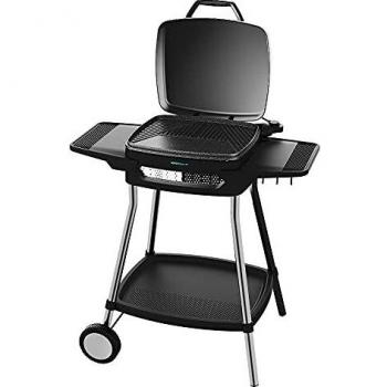 Cecotec Barbacoa Eléctrica Perfect Country 2000 EasyMove. 2000 W, Superficie Mixta y Antiadherente
