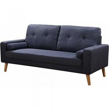 habitatetjardin Sofá Juliette 3 plazas - Azul