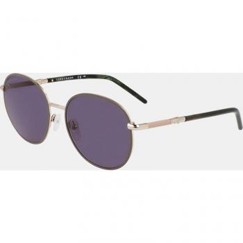 Longchamp LO171S Metal Sunglasses - Gold/Khaki Yellow, Women's Fashion Eyewear