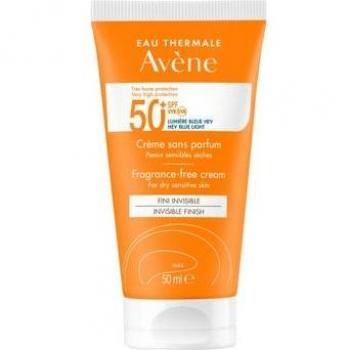 Crema Solar Facial Sin Perfume SPF 50+ Avène 50 ml