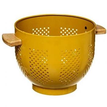 Colador de Metal Moderno 22cm Amarillo - 4,5 L