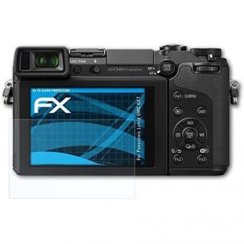 atFoliX Lámina Protectora de Pantalla Compatible con Panasonic Lumix DMC-GX7 Película Protectora, Ultra Transparente FX Lámina Protectora