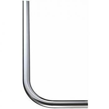 Tubo de descarga angular D28 mm de latón cromado para Presto 1000 y 1000XL