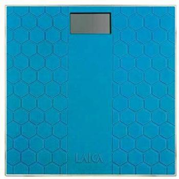 Báscula electrónica azul 180 kg. plataforma antides.